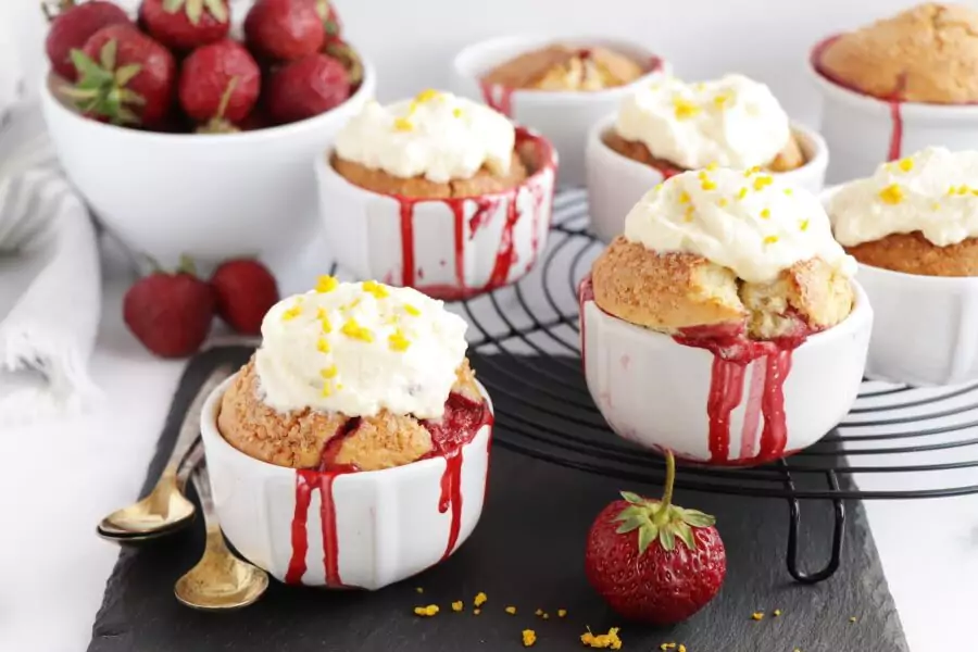 Strawberry Shortcake Cobbler