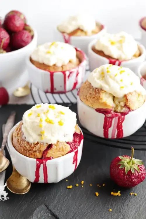 Strawberry Shortcake Cobbler