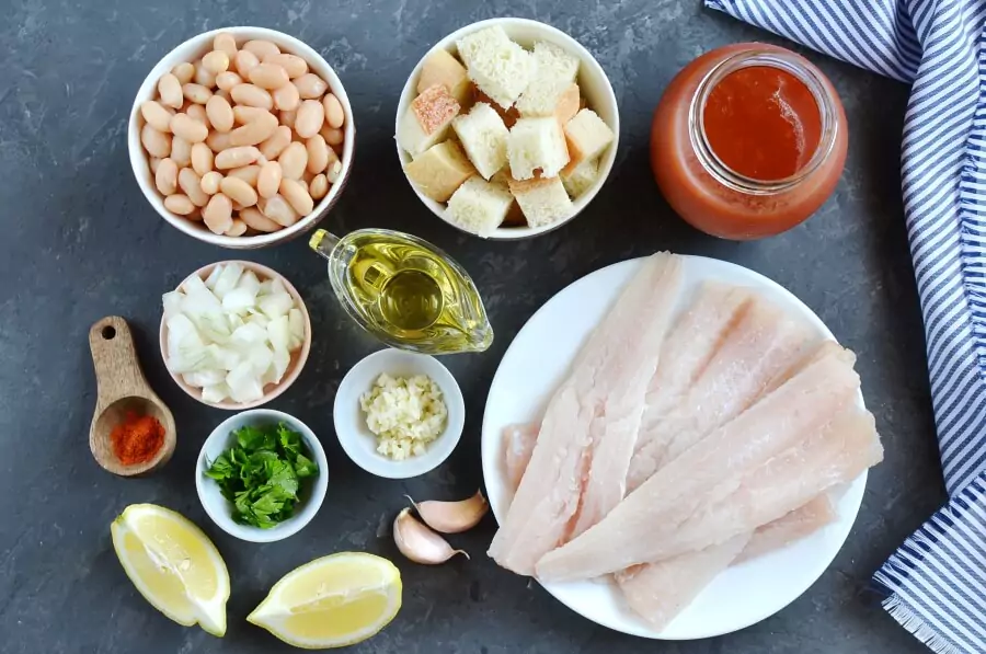 Ingredients for Summer Fish Stew