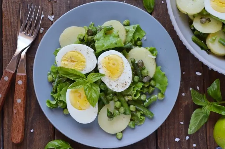 Step 7 - Summer Egg Salad with Basil and Peas