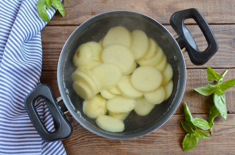 Step 1 - Summer Egg Salad with Basil and Peas