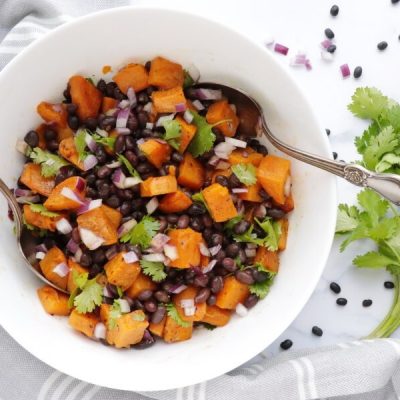Vegan Black Bean and Sweet Potato Salad recipe - step 5