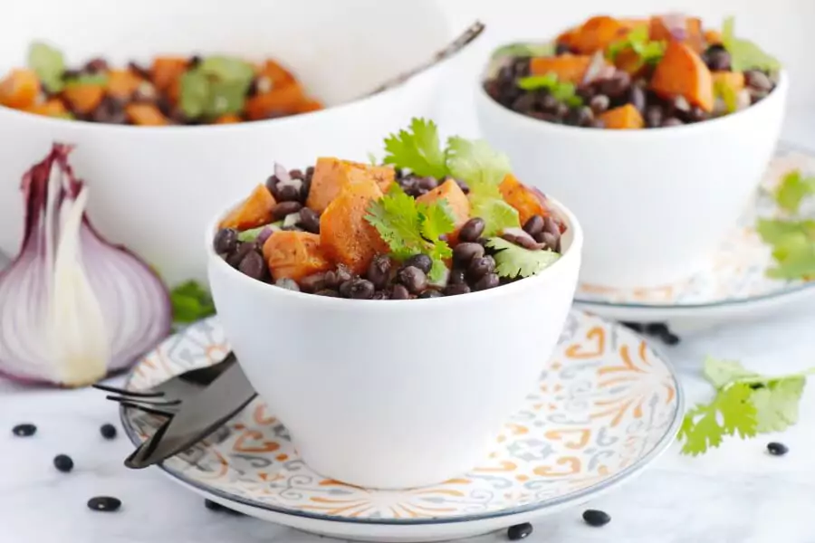 Vegan Black Bean and Sweet Potato Salad