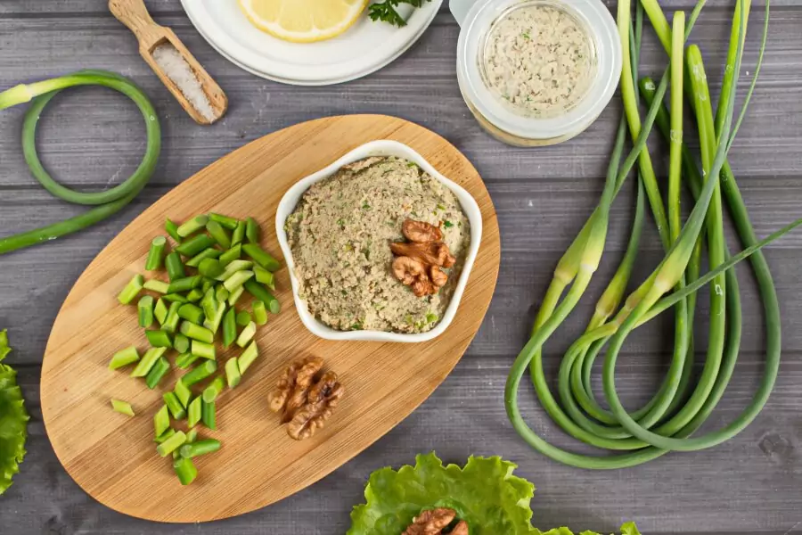 Vegan Garlic Scape Pesto