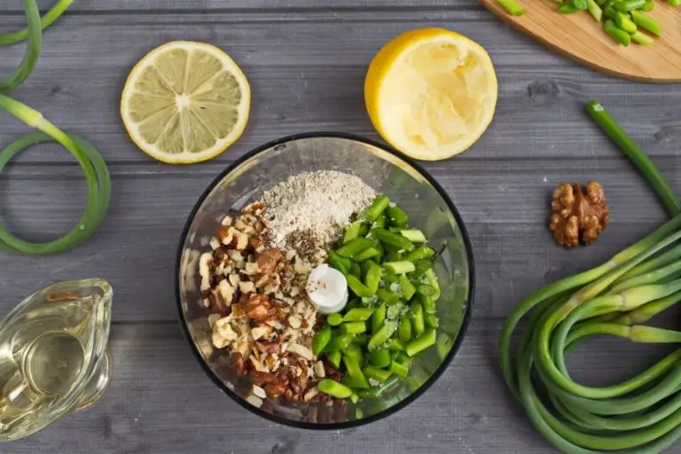 Step 2 - Vegan Garlic Scape Pesto