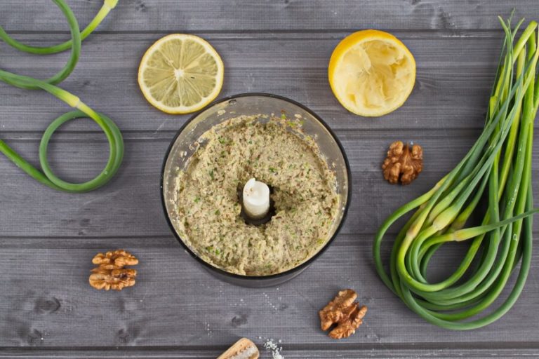 Step 3 - Vegan Garlic Scape Pesto