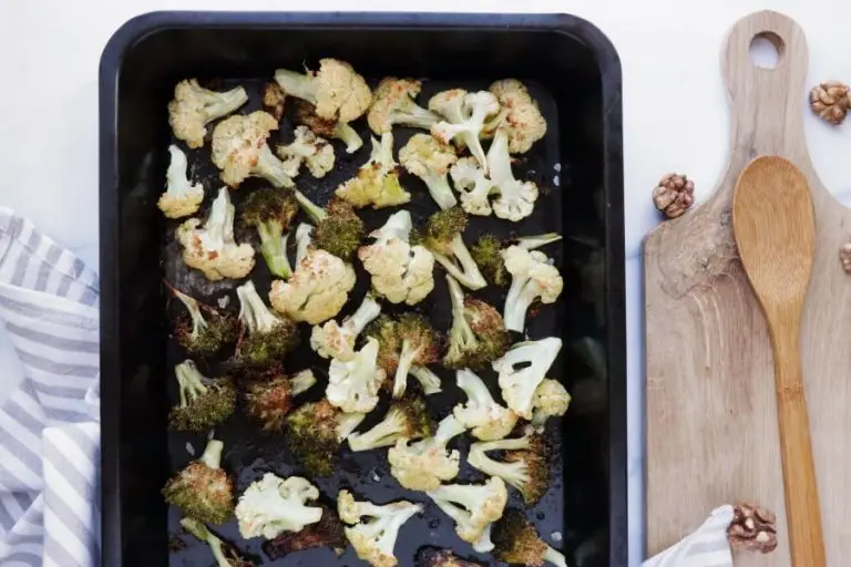 Step 1 - Vegan Roasted Cauli-Broc Bowl with Tahini Hummus