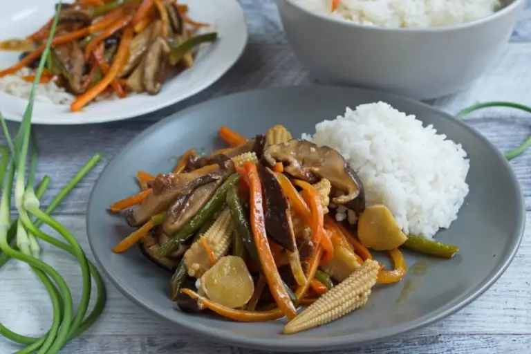 Step 7 - Vegan Stir Fried Garlic Scape