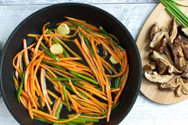 Step 4 - Vegan Stir Fried Garlic Scape