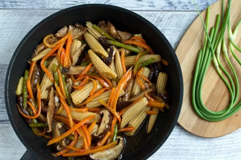 Step 5 - Vegan Stir Fried Garlic Scape