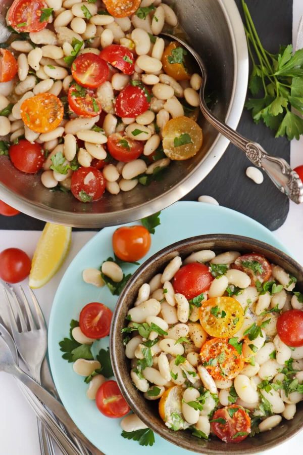 White Bean and Cherry Tomato Salad Recipe - Cook.me Recipes