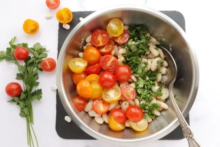 Step 6 - White Bean and Cherry Tomato Salad