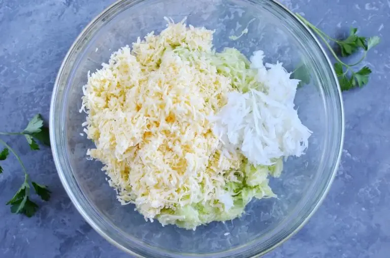 Step 1 - Zucchini Cheddar Pancakes