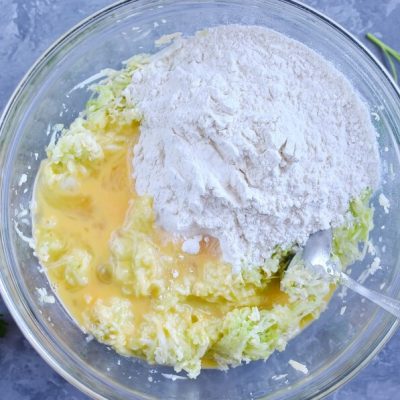 Zucchini Cheddar Pancakes recipe - step 2
