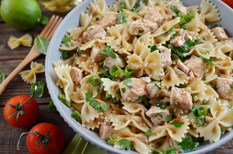 Sesame Pasta Chicken Salad Recipe Cook.me Recipes