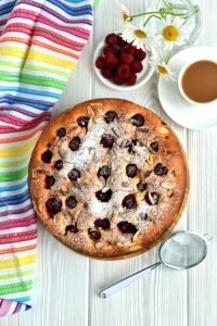 Almond Raspberry Coffee Cake