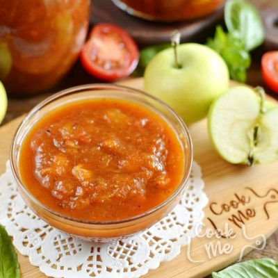 Apple and Tomato Chutney Recipe-Homemade Apple and Tomato Chutney-Delicious Apple and Tomato Chutney