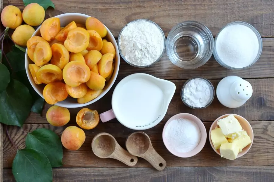Ingredients for Apricot Cobbler