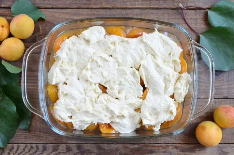 Step 4 - Apricot Cobbler