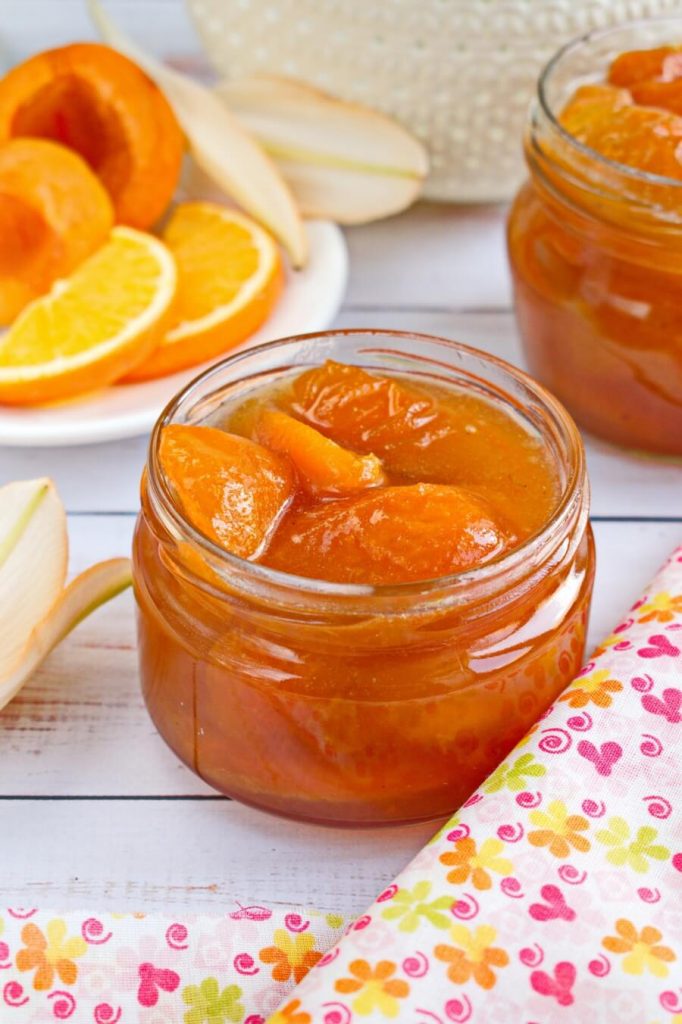 Sweet and Citrus Apricot and Orange Flower Jam