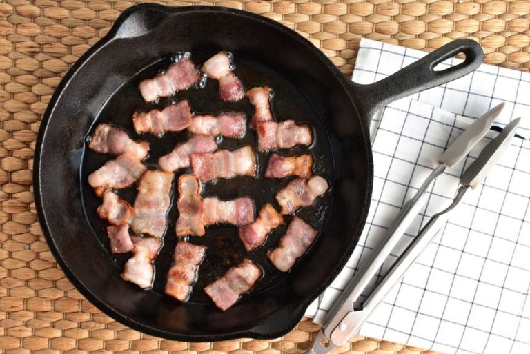 Step 2 - Bacon Arugula and Egg Wraps
