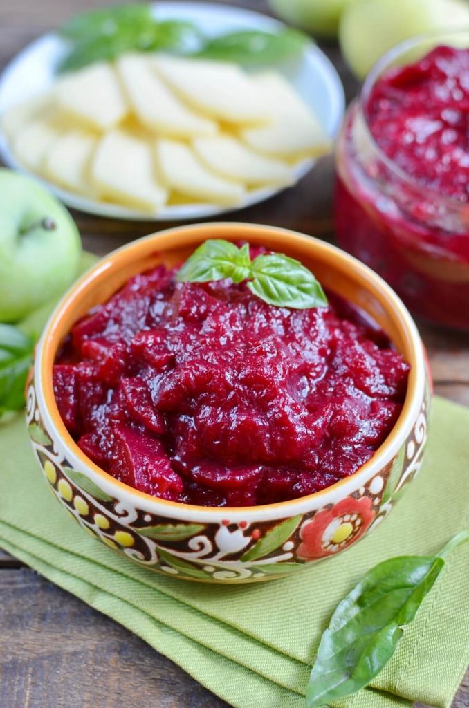 Sweet and colorful chutney