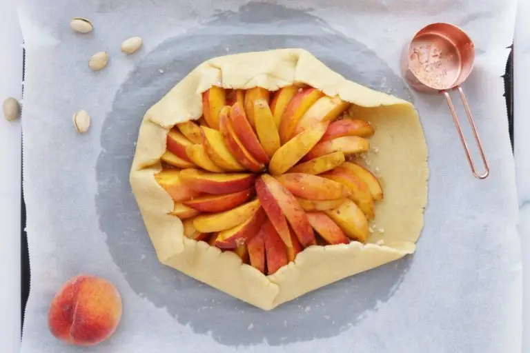 Step 7 - Bourbon-Honey Peach Galette with Pistachios