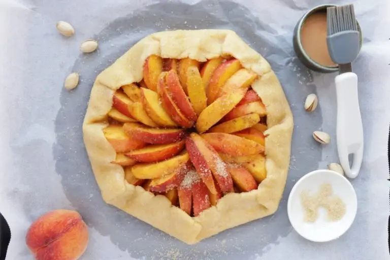 Step 9 - Bourbon-Honey Peach Galette with Pistachios
