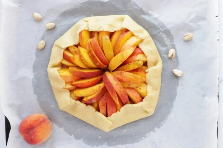 Step 8 - Bourbon-Honey Peach Galette with Pistachios