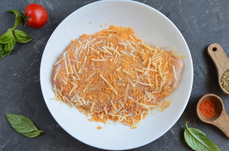Step 4 - Chicken Parmesan Pizza