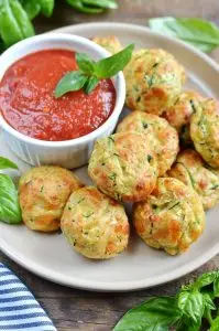Cheesy Zucchini Tots