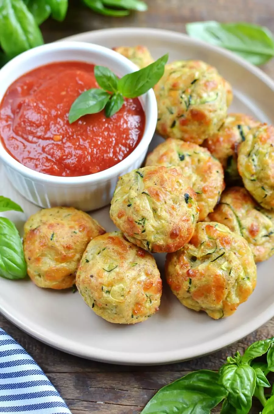 Cheesy Zucchini Tots