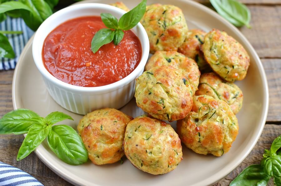 How to serve Cheesy Zucchini Tots