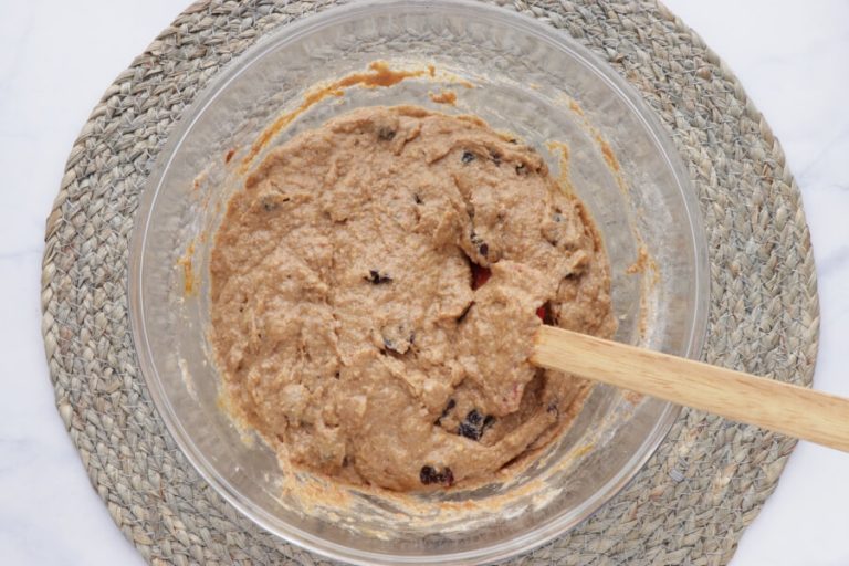 Step 6 - Cherry Gingerbread Muffins
