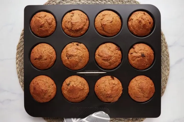 Step 8 - Cherry Gingerbread Muffins