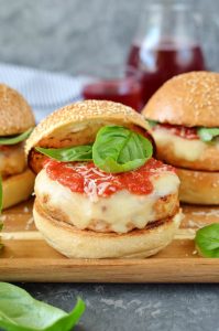 Chicken Parmesan Burgers