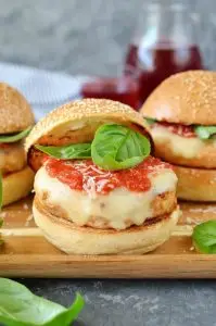 Chicken Parmesan Burgers