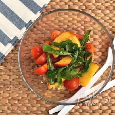 Chicken and Bulgur Salad With Peaches recipe - step 5