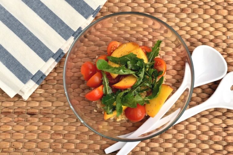 Step 5 - Chicken and Bulgur Salad with Peaches