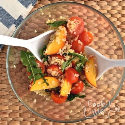 Chicken and Bulgur Salad With Peaches recipe - step 5