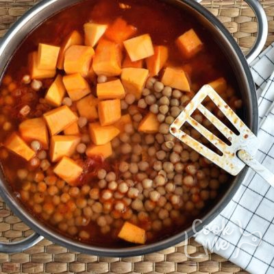 Vegan Chickpea Sweet Potato Stew recipe - step 3