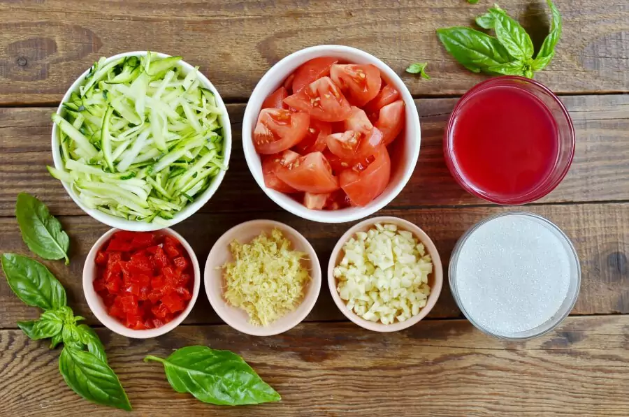 Ingredients for Chilli Jam