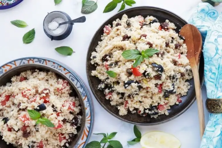 Step 4 - Couscous Salad with Olives and Raisins
