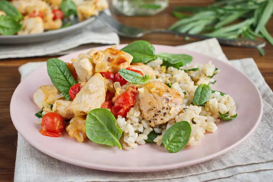 Creamy Chicken Tomato Skillet
