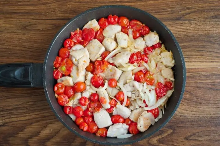 Step 4 - Creamy Chicken Tomato Skillet