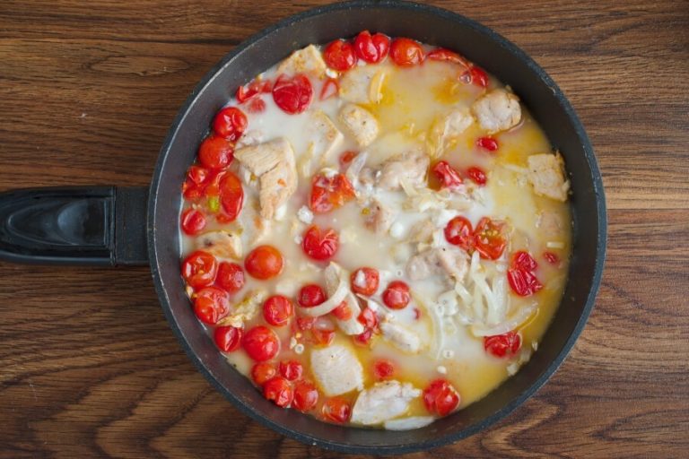 Step 5 - Creamy Chicken Tomato Skillet