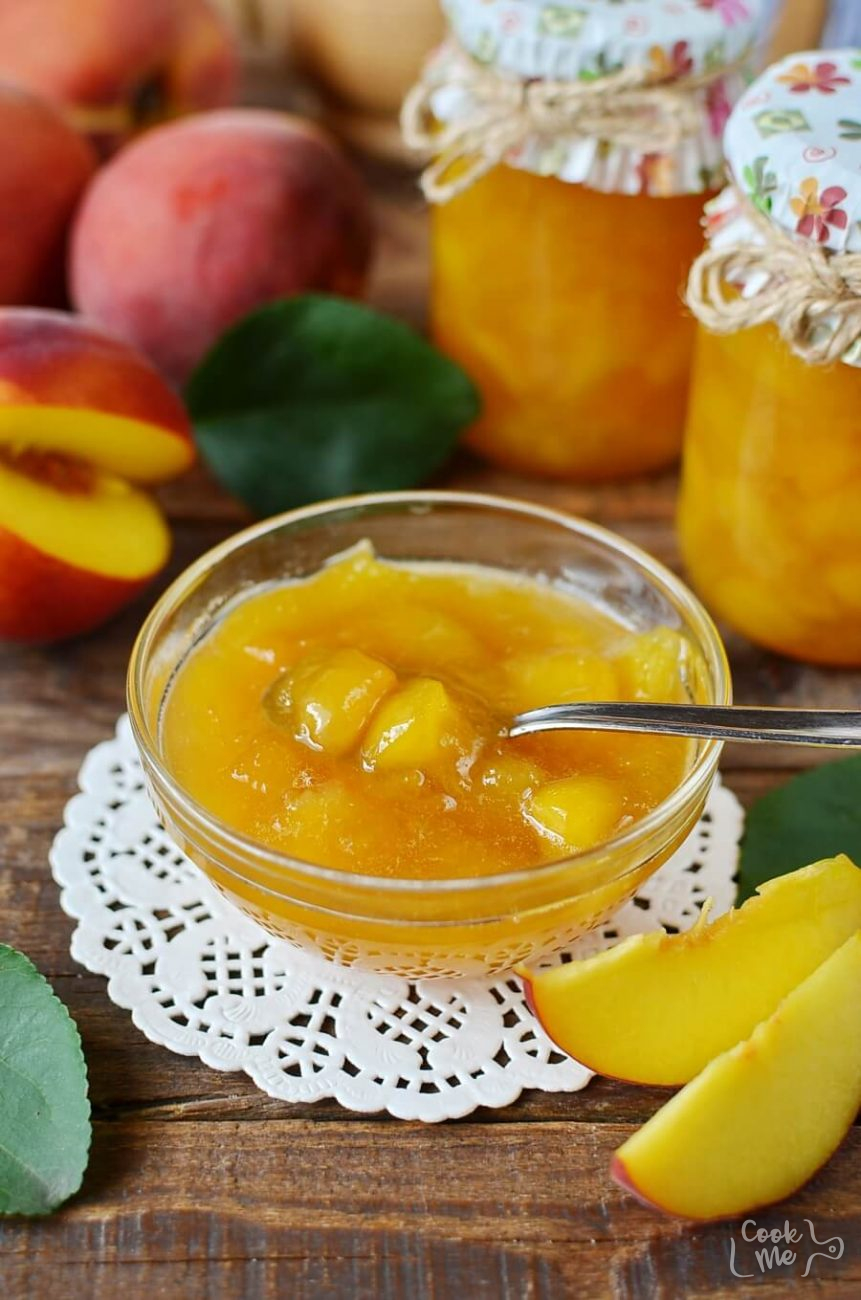 Easy Homemade Peach Jam (No Pectin) Recipe Cook.me Recipes