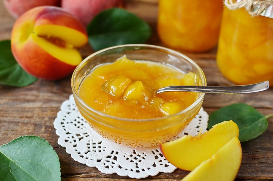 How to serve Easy Homemade Peach Jam (No Pectin)