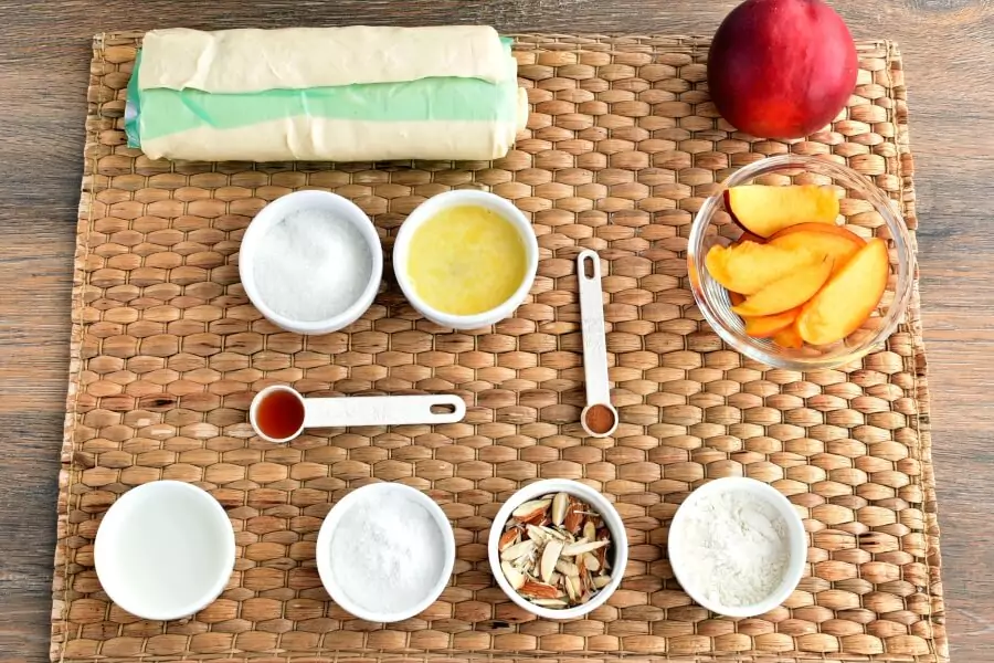 Ingredients for Easy Peach Tartlets