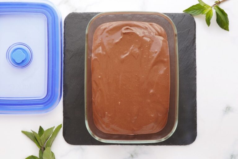 Step 8 - Fresh Mint Dark Chocolate Ice Cream